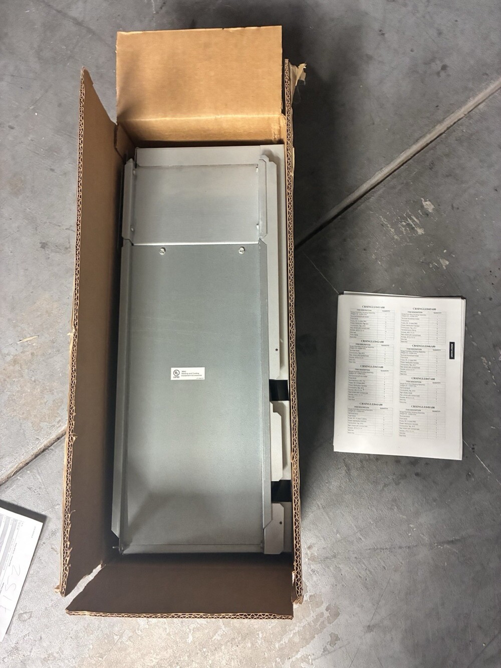 Carrier CRSINGLE043A00 OEM Single Point Box Kit HVAC New In Box